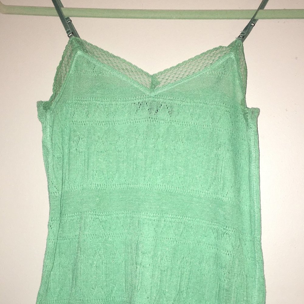 Sea Foam Green American Eagle Outfitter's Fine Knit Tank